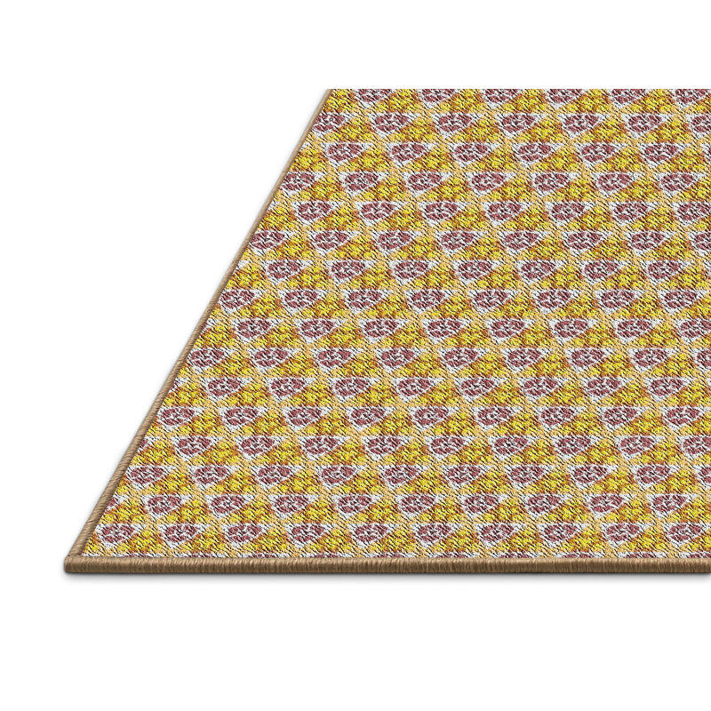 Polito Geometric Indoor Rug, Rectangle 5' x 8'