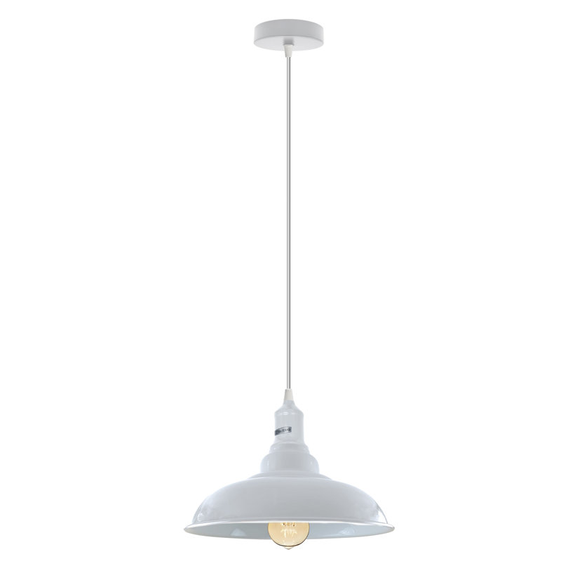 Emraan 1 - Light White Single Pendant, White, Yes