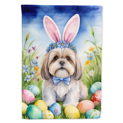 Easter Egg Hunt Double Sided 40'' H x 28'' W Polyester Easter House Flag