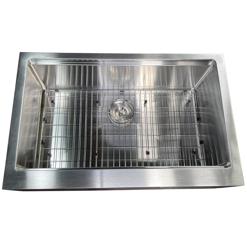 Pro Series 33'' L Stainless Steel Single Basin Kitchen Sink