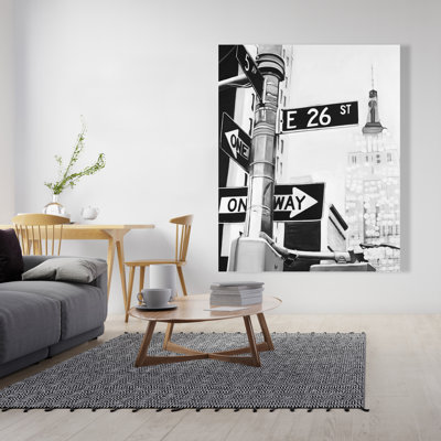 New York City Street Signs Canvas | Urban Home Decor Art