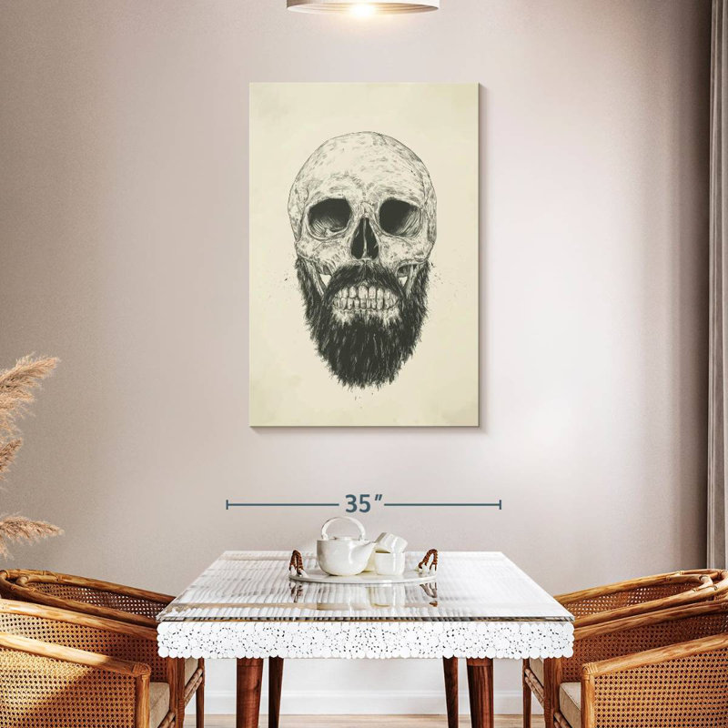 Kerner The Beard Is Not Dead, 45" H x 30" W