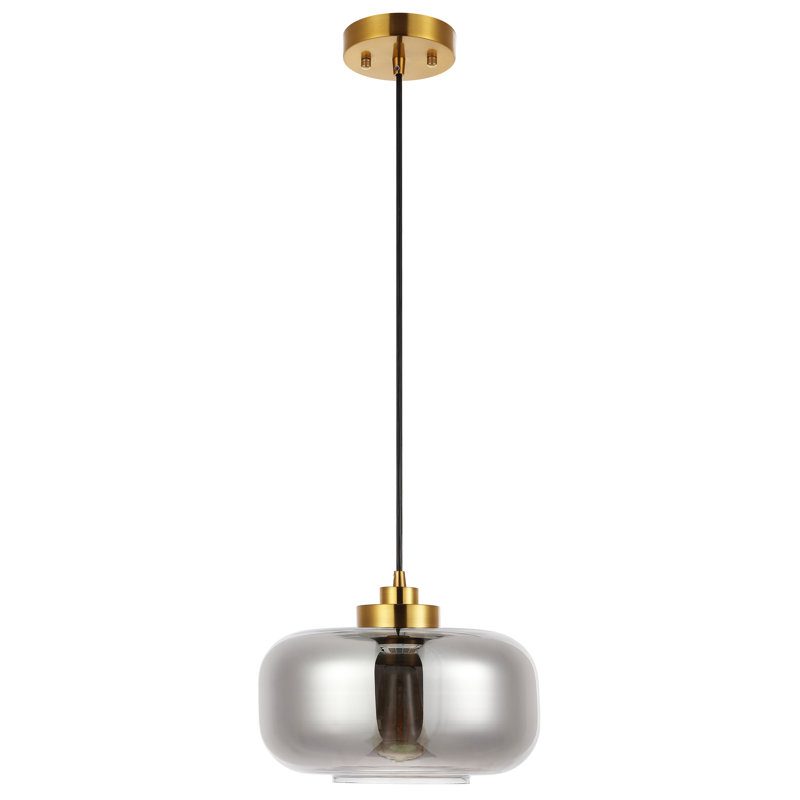 Luminaire suspendu bol simple à 1 lumière