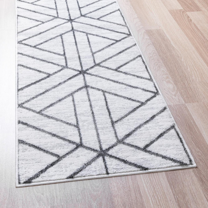 Rochele Geometric Indoor Rug, Runner 2'7" x 16'5"