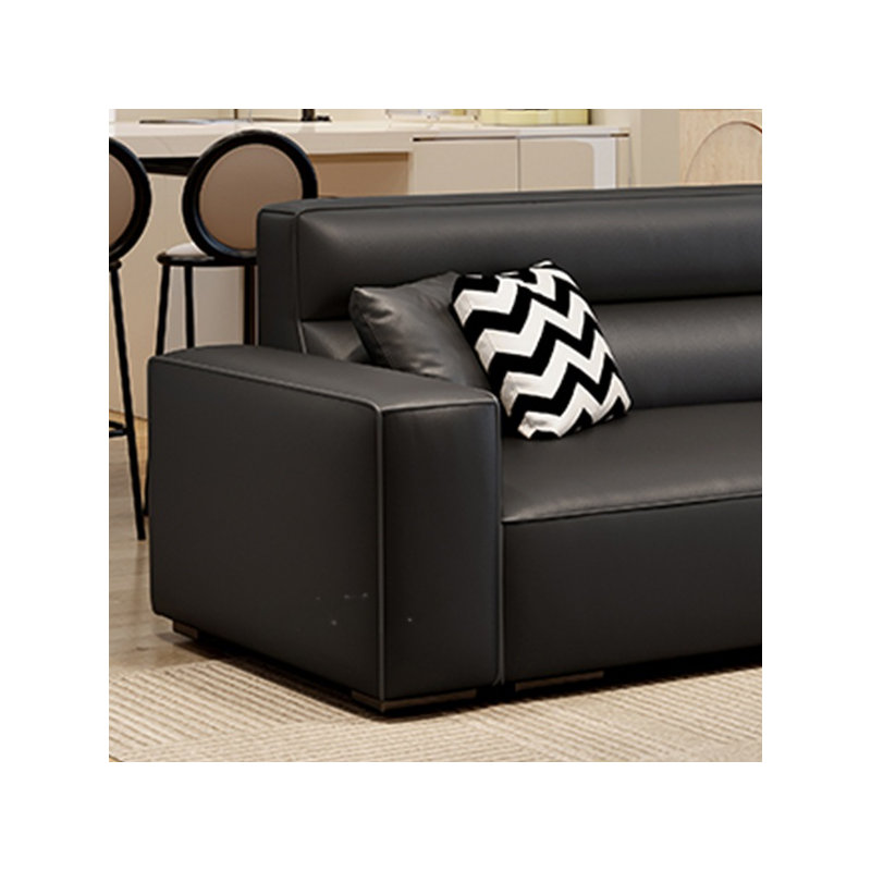 Canapé à dossier haut en tofu italien, H 33,46 po x l 86,61 po x P 37,79 po