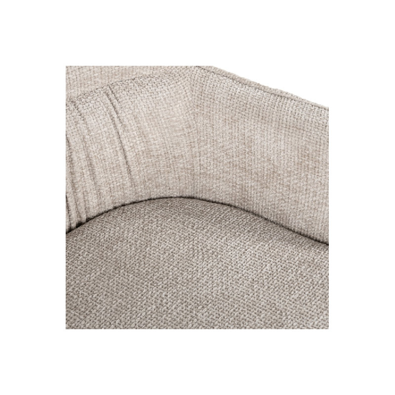 Bella Upholstered Arm Chair, Ivory