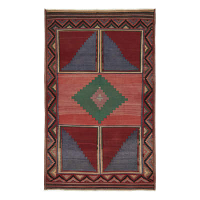 One-of-a-Kind Rectangle 4’9” X 10’3” Hand Knotted Area Rug