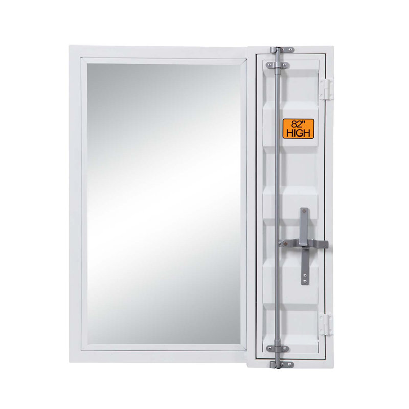 Miroir de salle de bain 26 po x 32 po, finition blanche, Blanc