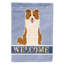 Polyester 2 côtés 40 x 28 po welcome drapeau maison-73943372