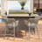 Spacious Patio Bar Sets With All-weather Aluminum, Farmhouse Style For Indoor And Outdoor