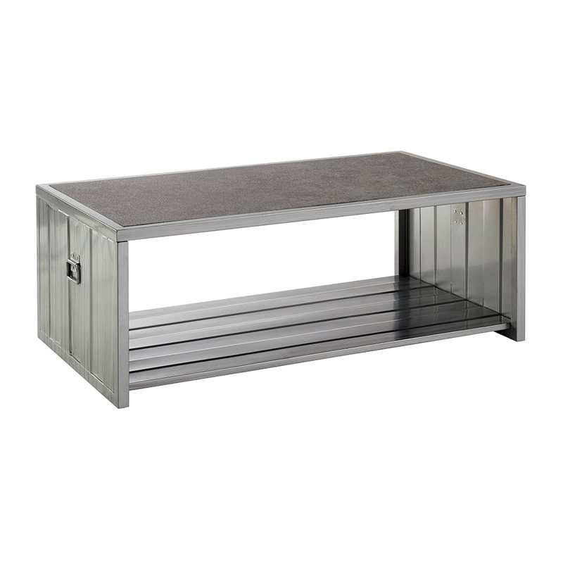 Table basse avec rangement à chariot Mcglynn