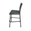 Ensemble de 2 tabourets de bar 29 po en rotin PE sans accoudoirs, gris-1062210798