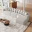 Ensemble de canapé modulaire Chenille Right, en forme de nuage, avec 10 coussins-1065793757