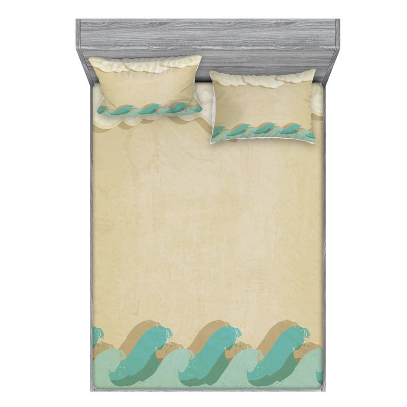 Microfiber Sheet Set, Full Sheet Set with Fitted Sheet