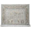 Tapis unique 12 pi x 17 pi 9 po Zennia Gris