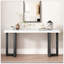 Geometric Design Console Table With Solid Pine Legs,Suitable For Entryway, Hallway, Living Room, Bedroom-771994926