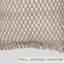 Coussin fabriqué à la main en coton à motif de volants à motif de blocs de coton à motif à volants Fab Divine Tarangni - 14 po x 14 po-101338736-101338737