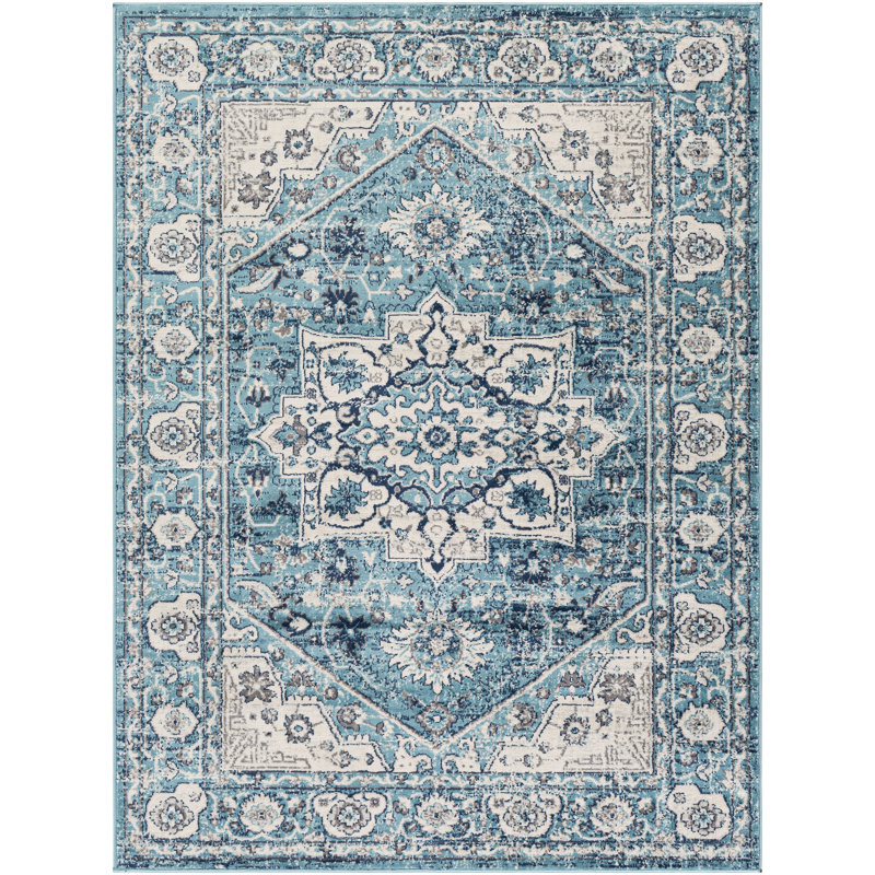 Cabe Floral Indoor Rug, Rectangle 5'3" x 7'1"