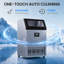 Machine à glaçons commerciale autoportante 24,4 po en acier inoxydable avec glaçons cubes, production de glaçons de 350 lb / 24 h et 150 lb Rangement de glace