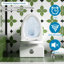 Toilette brillant blanc 003, 1,28, économiseur d'eau, siège confortable,