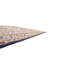Tapis de zone en laine jaune/beige 3 pi 7 po x 5 pi 2 po one-of-kind-noué la main