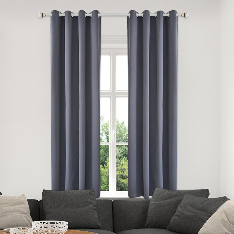 Kbndieu High-precision Curtains Fabric Heat-insulating Curtains Scandinavian Style Curtains Border Colour Curtains, E