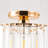 Nashra Cluster Semi Flush Mount Ceiling Light Fixtures with Clear Glass Shades-1021761075