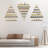 18 Piece Triangle Metal Bracket Shelf-80133812