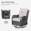 Ensemble de chaises berçantes et pivotantes 360 degrés Mickala-977050438-977050442