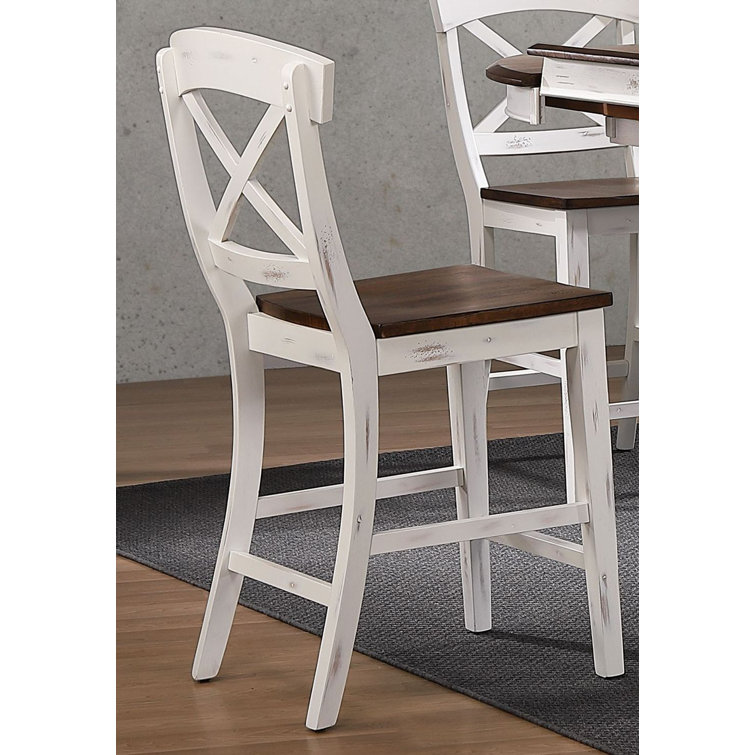 Paradis Solid Wood 24" Counter Stool