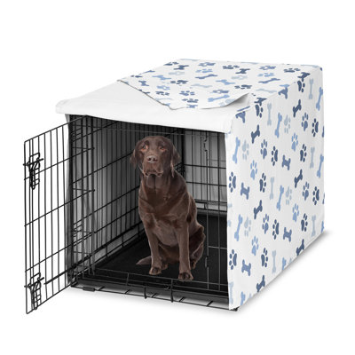 Housse de cage pour chien Paw and Bone par Sweet Jojo Designs