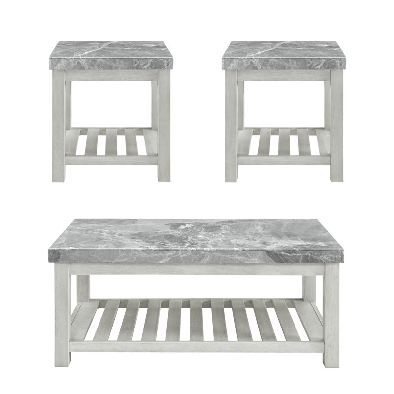 Ensemble de tables basses 3 pièces Amonti