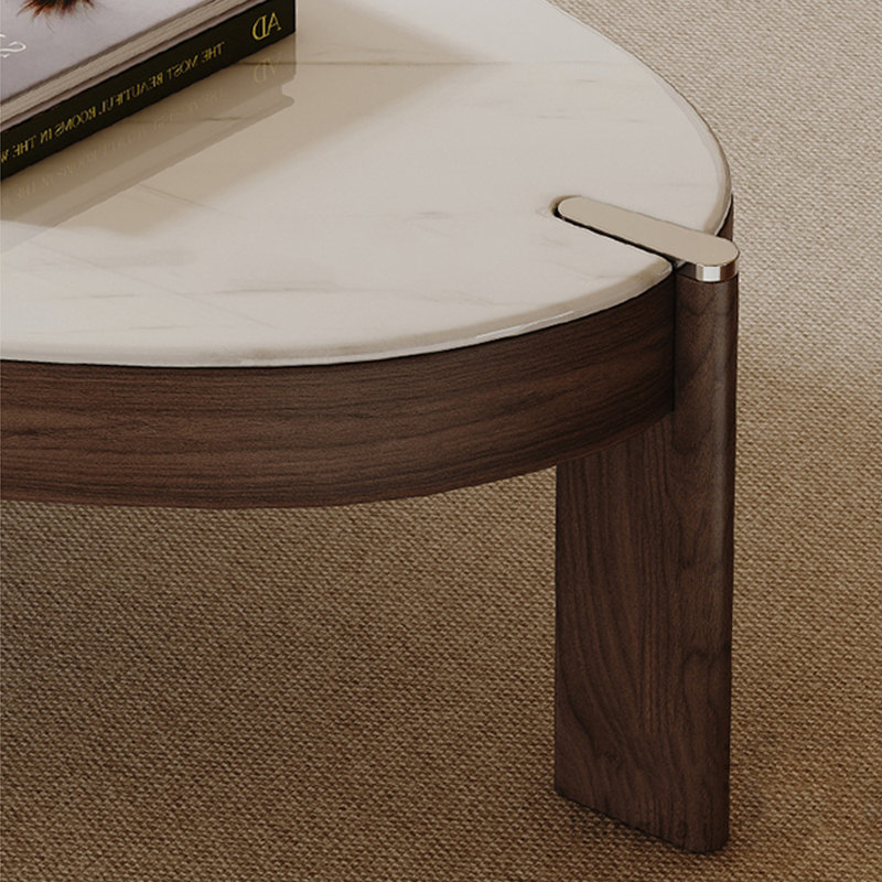 Table basse Creative avec pierre micro-cristalline