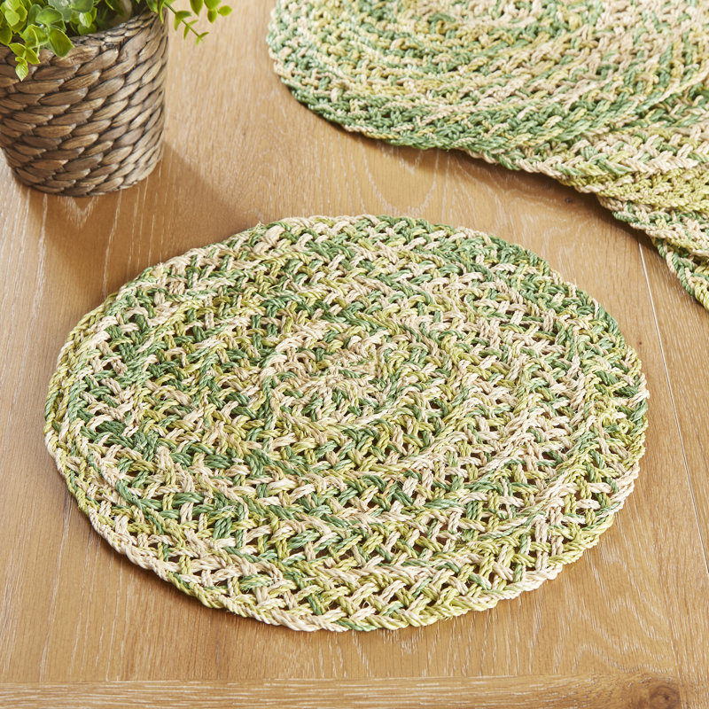 Ensemble de napperons 6 pièces Blakely, Vert