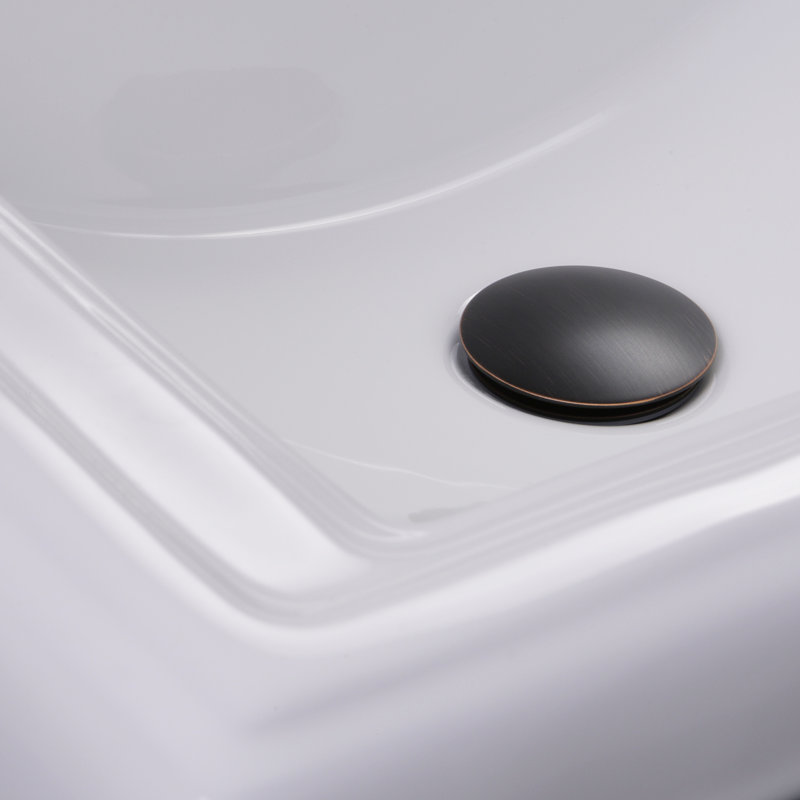 Premium 1.5" Pop-Up Bathroom Sink Drain, Brushed Oil Rubbed Bronze
