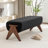 Chenice Upholstered Solid Wood Leg Bench-127275627