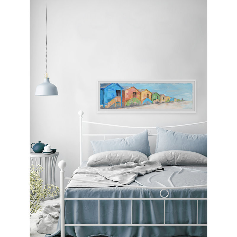 «Beach House Time», reproduction encadrée, H 10 po x l 30 po x P 1,5 po