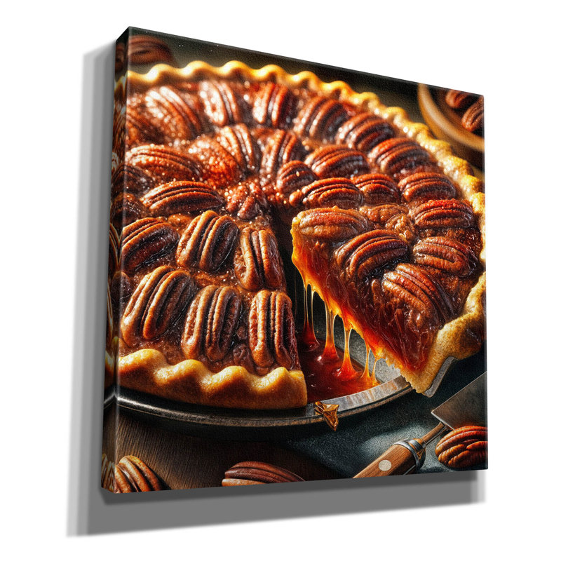 Toile épique «Pecan Pie» par Rey Klimt, graffiti épique, 12 po x 12 po, H 12 po x l 12 po