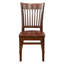 Chaise d'appoint Julia - Acajou foncé-753138409