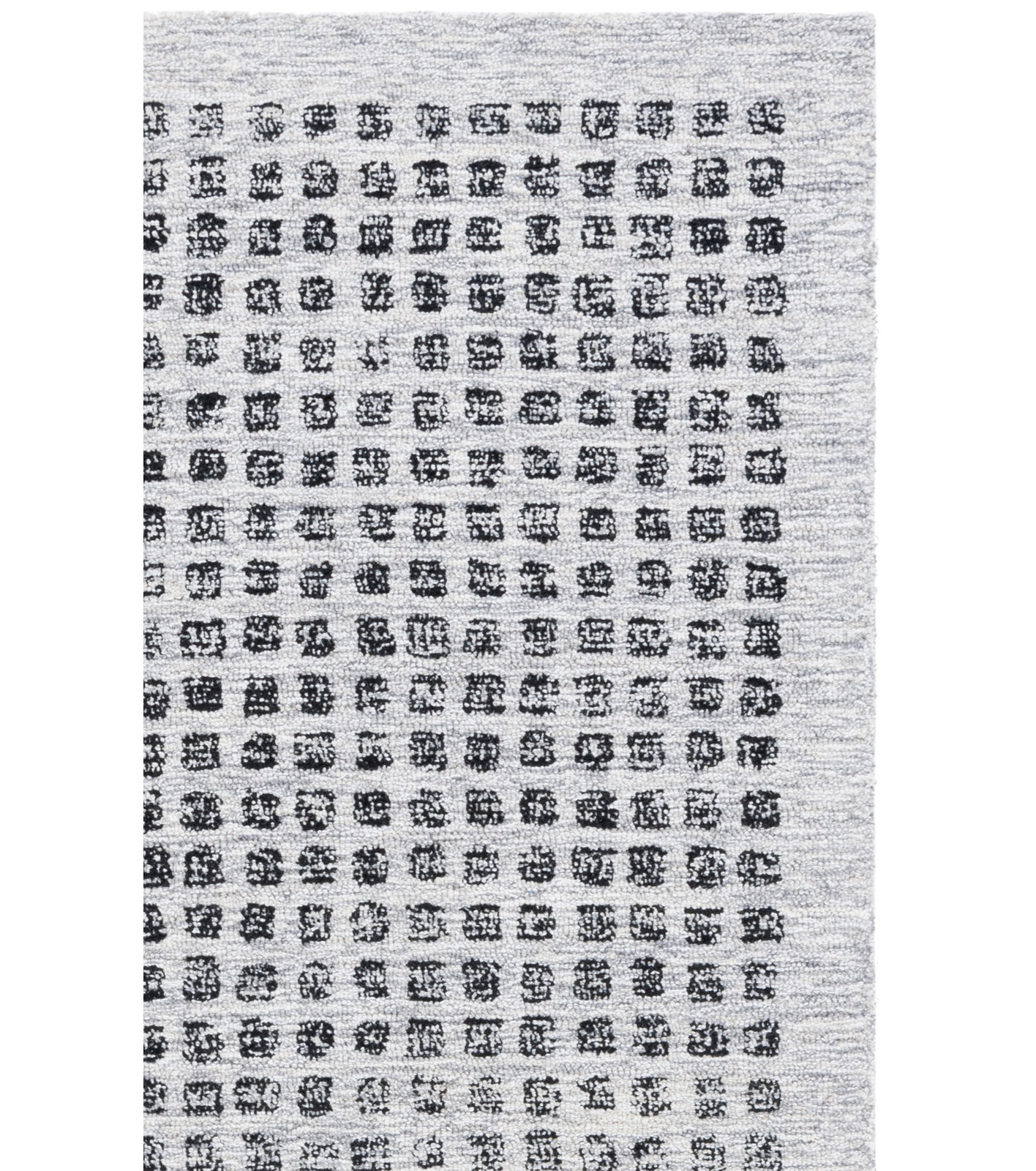 Everdine Hand-Tufted Geometric Wool Rug, Square 6'