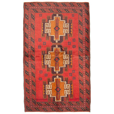Witmer Red Rug 3'10" x 6'5"