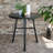 Leonard Round Metal Outdoor Dining Table, 28'' in. W 28'' in. D
