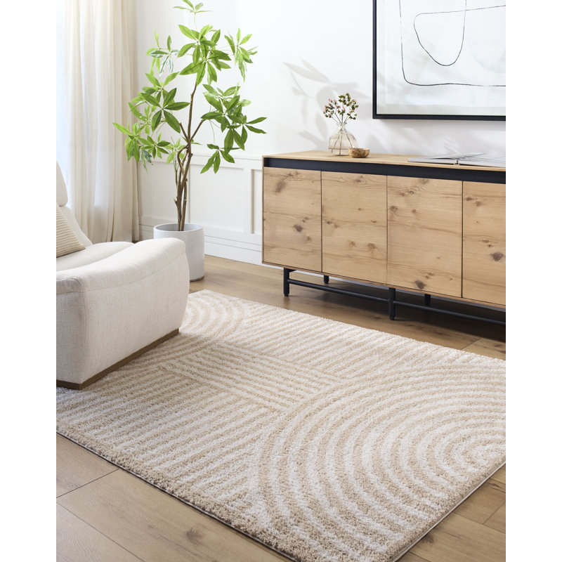 Zuhur Washable Indoor Rug, Rectangle 7'10" x 10', Beige