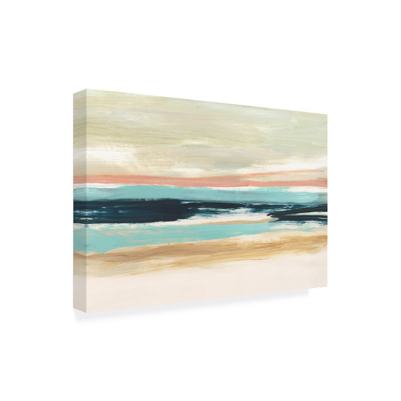 " Caribbean Tides II " on Canvas, 22" H x 22" W