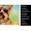 Yorkshire Terrier Hippie Dawg Kitchen Towel