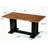 63" Solid Wood Desk with Trestle Base