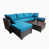 Teal is out of stock selected