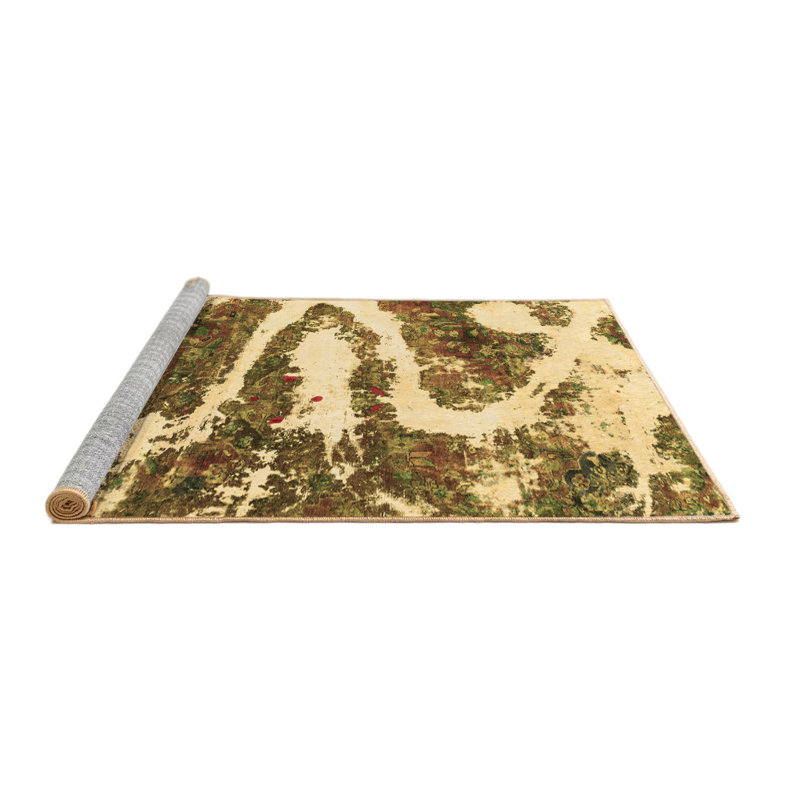 Tapis abstraits et lavables à la machine Abstract 2332, Carré 5 pi
