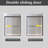 46" - 48" W x 72" H Double Sliding Semi-Frameless Shower Door-96215233
