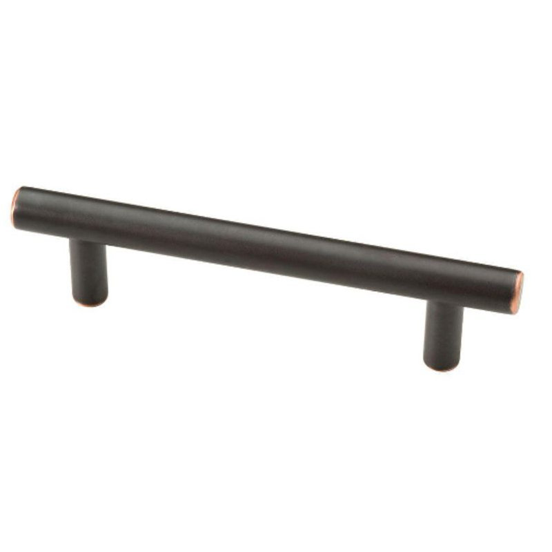 6-5/16" Elongated Hex Pull Champagne Bronze